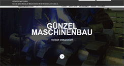 Desktop Screenshot of guenzel-maschinenbau.de